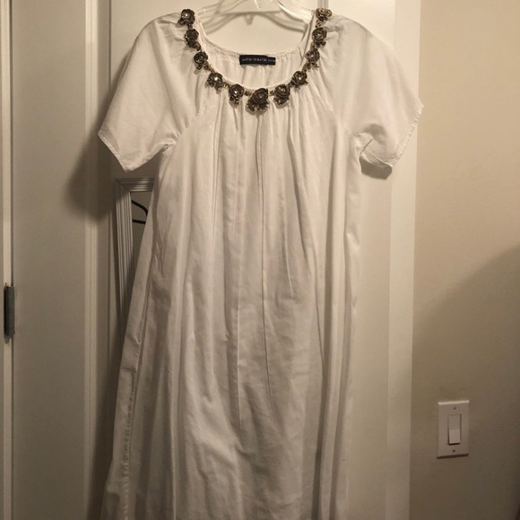 antik batik white dress